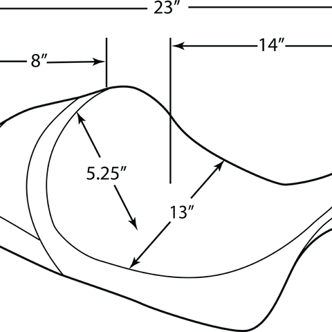 DRAG SPECIALTIES SEATS Forward Low Solo Seat - Diamond - Suede Forward Low Solo Seat - Team Dream Rides