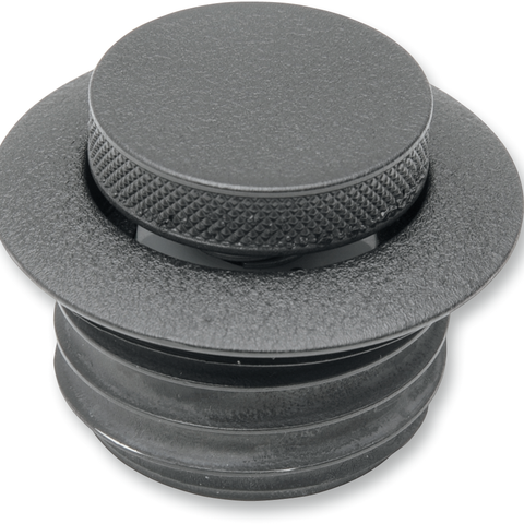 DRAG SPECIALTIES Pop-Up Gas Cap - Black Wrinkle - Non-Vented Pop-Up Gas Cap — Non-Vented - Team Dream Rides