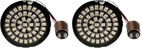 CUSTOM DYNAMICS LED Rear Turn Signal Insert - Red - 1157 Genesis® 4 Red Ring LED Turn Signal Inserts - Team Dream Rides