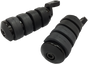 DRAG SPECIALTIES Soft-Ride Black Foot Pegs - XL Foot Pegs - Team Dream Rides
