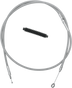 DRAG SPECIALTIES Braided Clutch Cable High-Efficiency Braided Stainless Steel Clutch Cable - Team Dream Rides