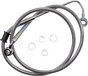 DRAG SPECIALTIES Brake Line - +8" - Stainless Steel - '15-'17 Softail Extended Length Stainless Steel Brake Line - Team Dream Rides