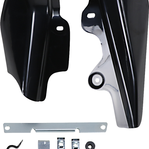 DRAG SPECIALTIES Air Deflector - '01-08 FL Frame Mounted Heat Deflectors - Team Dream Rides