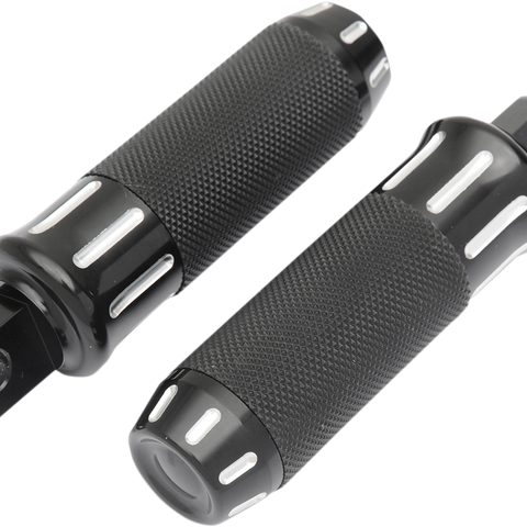 DRAG SPECIALTIES Custom Footpegs - Black Cut Custom Footpegs - Team Dream Rides