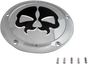 DRAG SPECIALTIES Split Skull Derby Cover - Chrome Split Skull Derby Cover - Team Dream Rides