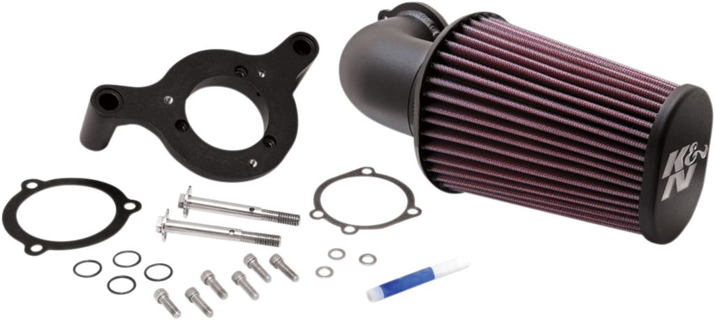 K & N Intake Kit Black Softail/Dyna Exempt Aircharger & Performance Intake System - Team Dream Rides