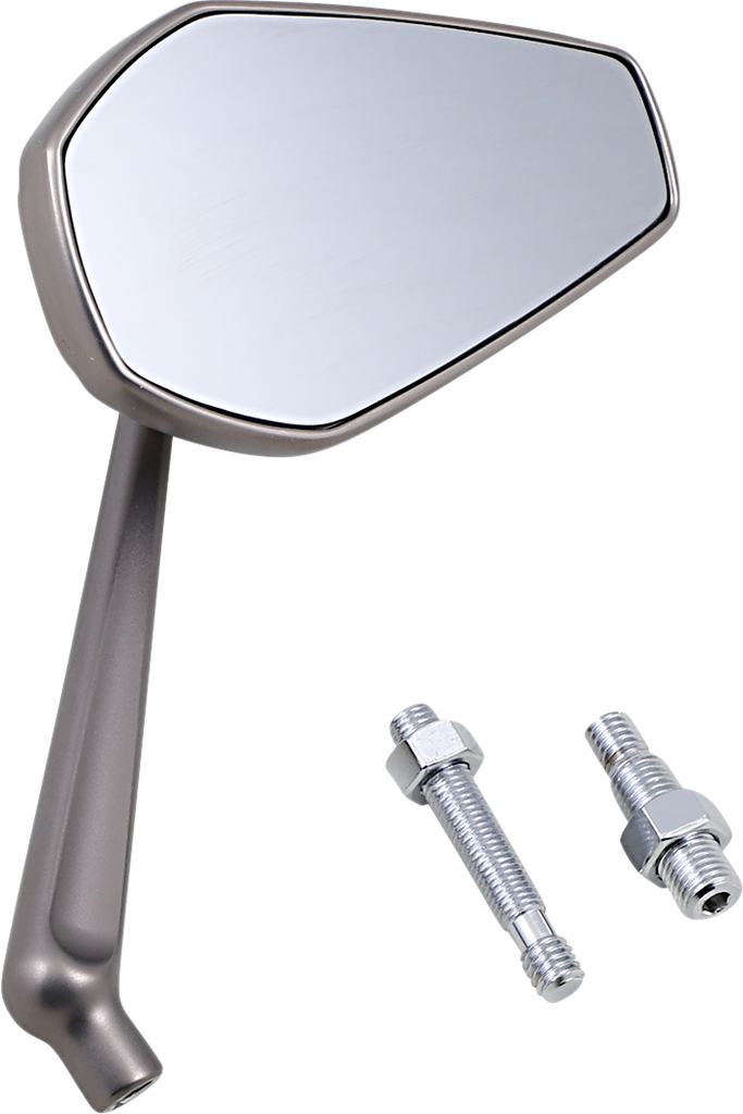 ARLEN NESS Mini Stocker Mirror - Titanium - Right Mini Stocker Mirror - Team Dream Rides