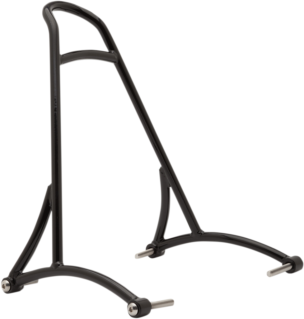 BURLY BRAND Sissy Bar - Short - Black - Dyna Short Sissy Bar - Team Dream Rides