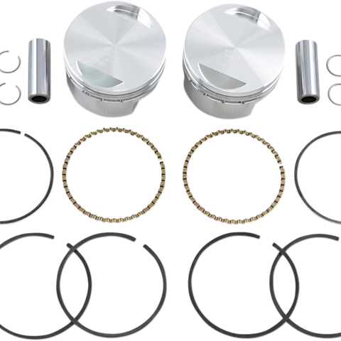 WISECO Piston Kit - Harley Davidson 1200 - .010 High-Performance Piston Kit - Team Dream Rides