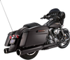 S&S CYCLE 4.5" Mufflers - Black with Black Thruster MK45 Slip-On Mufflers - Team Dream Rides