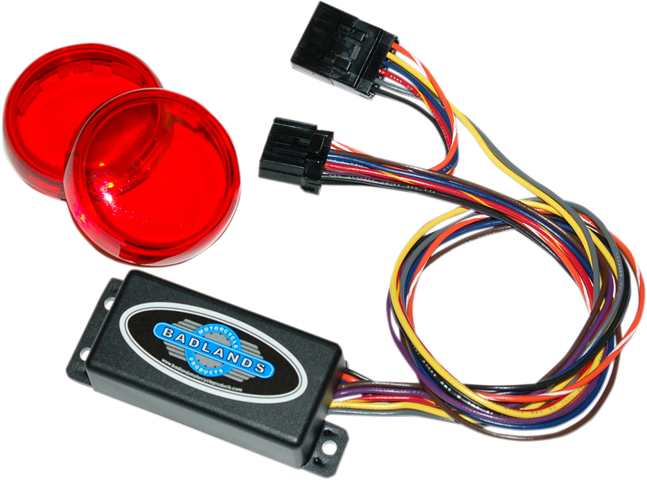 BADLANDS Plug-In Illuminator with Red Lenses - XL Plug-In Illuminator with Red Lenses - Team Dream Rides