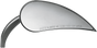 ARLEN NESS Rad III Mirror - Tear Drop - Black - Right Rad III Mirror - Team Dream Rides