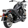 COBRA El Diablo Exhaust - Black - '12-'17 Softail El Diablo 2:1 Exhaust System - Team Dream Rides