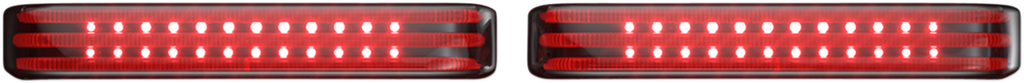 CUSTOM DYNAMICS Saddlebag LED Lights - Sequential - Black/Smoke LED Sequential Low-Profile BAGZ™ Saddlebag Lights - Team Dream Rides