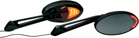 RIVCO PRODUCTS Universal LED Lighted Mirrors - Black Custom LED Accent Mirrors - Team Dream Rides