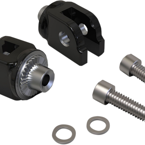 CIRO Peg Mount - Black Stainless Steel - Softail Foot Peg Mount - Team Dream Rides