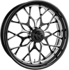 PERFORMANCE MACHINE (PM) Front Wheel - Galaxy - Platinum Cut - 21 x 3.5 - With ABS -14+ One-Piece Aluminum Wheel — Galaxy - Team Dream Rides