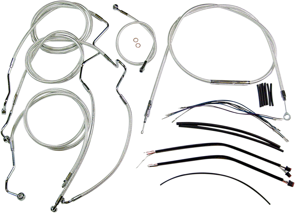 MAGNUM Sterling Chromite II® Control Cable Kit Sterling Chromite II® Designer Handlebar Installation Kit - Team Dream Rides