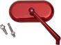 ARLEN NESS Oval Mirror - Red - Right Mirror - Team Dream Rides