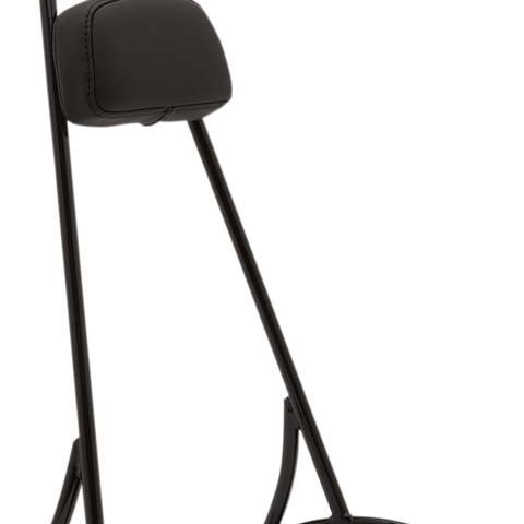 BURLY BRAND Tall Sissy Bar - Black Tall Sissy Bar with Backrest Pad - Team Dream Rides