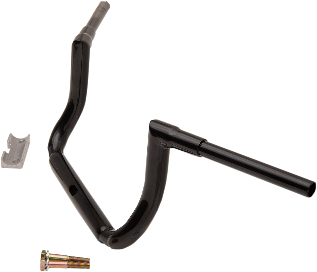 LA CHOPPERS Black 10" Grande Twin Peaks Handlebar for FLHT 1-1/2" Grande Twin Peaks Touring Handlebar - Team Dream Rides