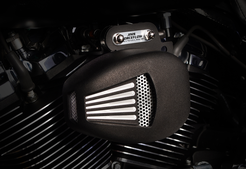 JIMS Forceflow Head Cooler - Black - M-Eight Forceflow Cylinder Head Coolers - Team Dream Rides