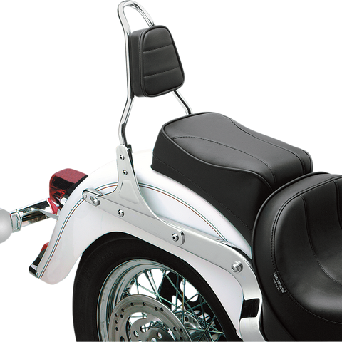 DRAG SPECIALTIES SEATS Tapered Stitched Sissy Bar Pad Sissy Bar Pad — Stitched - Team Dream Rides