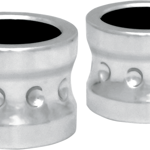 COVINGTONS Axle Spacer - Chrome - FLT Front Axle Spacer Kit - Team Dream Rides