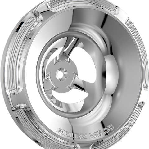 ARLEN NESS Velocity Cover - Beveled - Chrome Velocity Air Cleaner Cover - Team Dream Rides