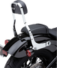 COBRA Backrest Kit - 14" - Chrome - FXLR Detachable Backrest Kit - Team Dream Rides