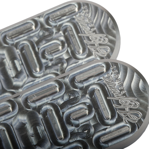 H/D Billet Foot Pegs Raw - Team Dream Rides