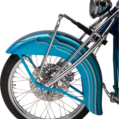 KLOCK WERKS WFB™ Benchmark Front Fender - Steel - Black - 21