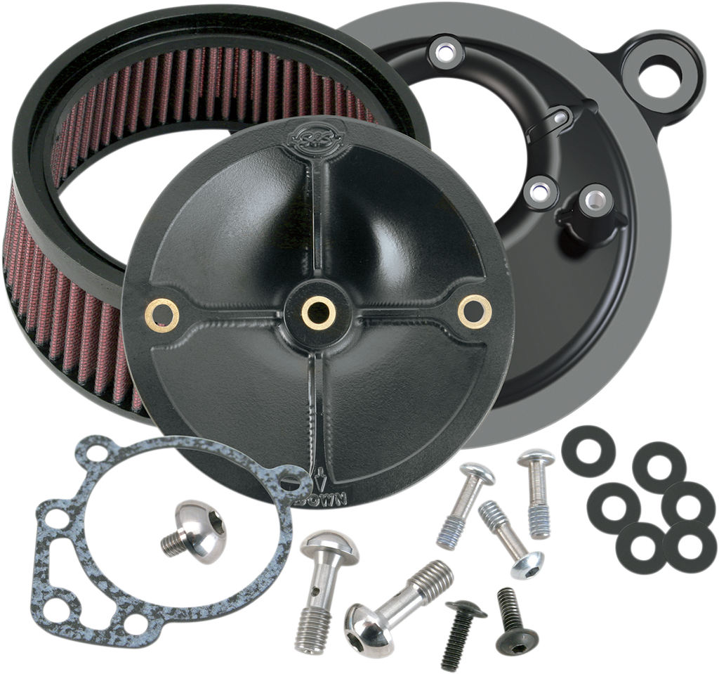 S&S CYCLE Air Cleaner Stealth 99-06 Super E/G Carburetor Super Stock™ Stealth Air Cleaner Kit - Team Dream Rides