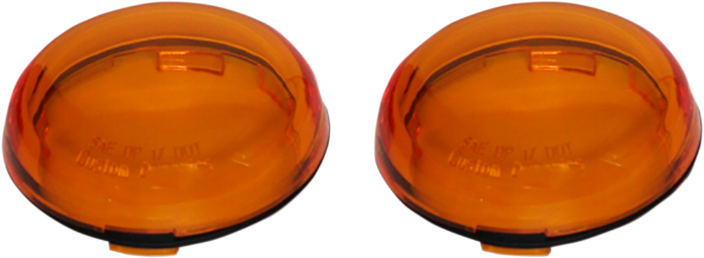 CUSTOM DYNAMICS ProBEAM® Replacement Lenses - Amber ProBEAM® Deuce-Style Turn Signal Lenses - Team Dream Rides