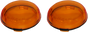 CUSTOM DYNAMICS ProBEAM® Replacement Lenses - Amber ProBEAM® Deuce-Style Turn Signal Lenses - Team Dream Rides