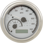 DAKOTA DIGITAL MXV Series Analog Gauge System - White/Gray/Chrome MVX Series Analog Gauge System — 2011WGC Model - Team Dream Rides