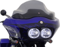 KLOCK WERKS Windshield - 12" - Dark Smoke - FLTR '96-'13 Flare™ Bagger Windshield - Team Dream Rides