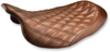 SADDLEMEN Renegade Seat - Lattice Stitched - Brown - FLH Renegade LS Solo Seat - Team Dream Rides