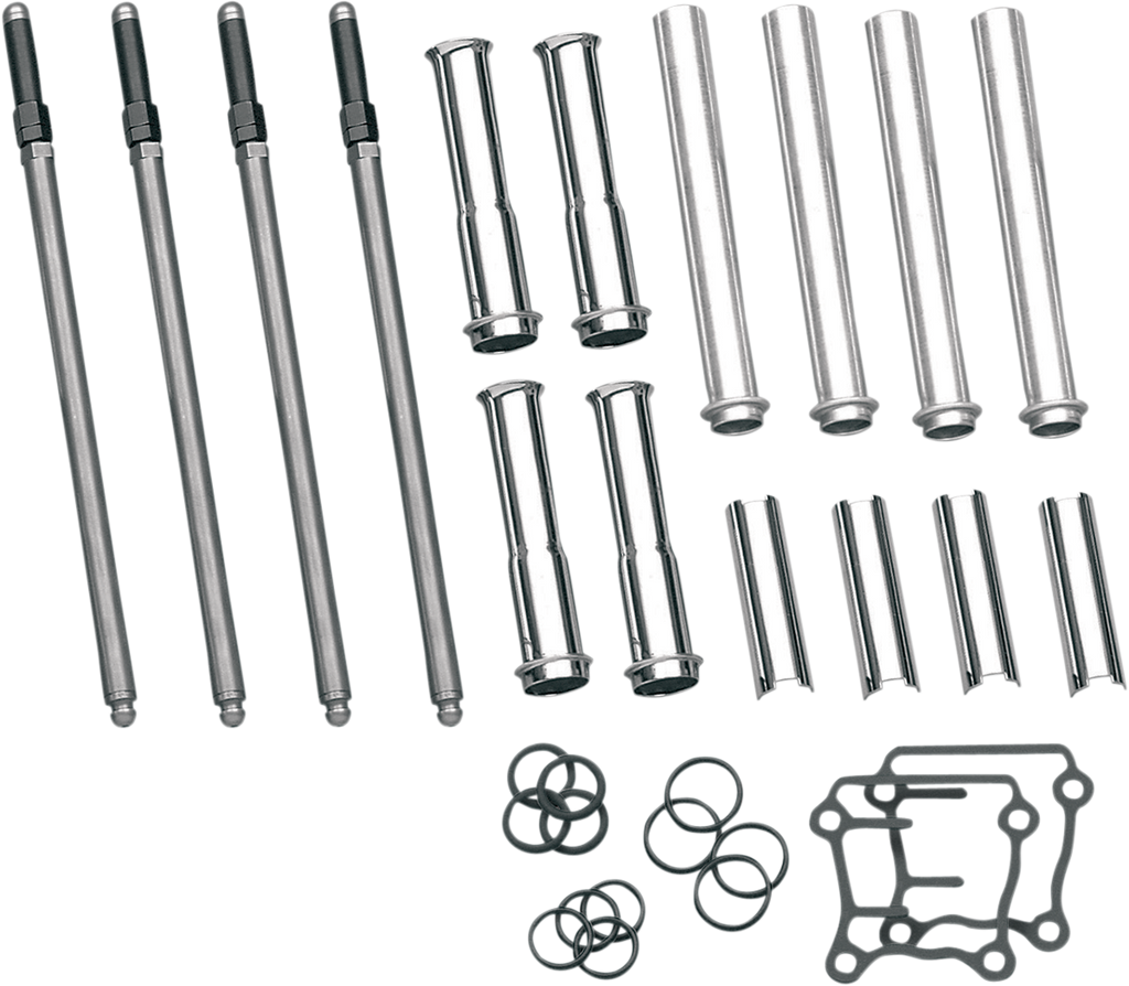 S&S CYCLE Pushrods with Tubes - Twin Cam Pushrod Kit with Cover - Team Dream Rides
