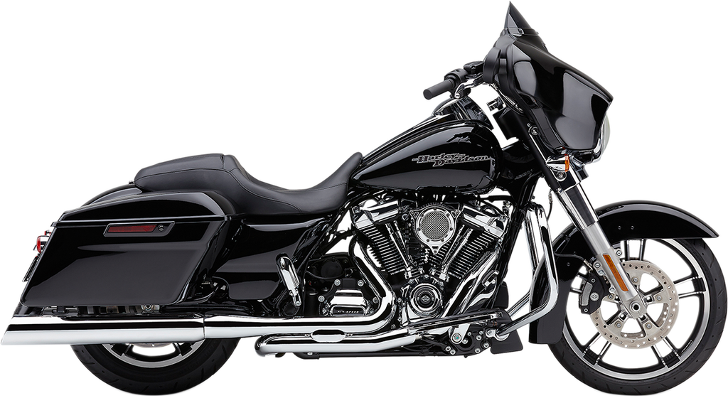 COBRA 909 Uppercut Mufflers for '95-'16 FL - Chrome 909 Uppercut Slip-On Mufflers - Team Dream Rides