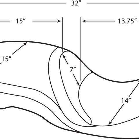 DRAG SPECIALTIES SEATS Touring Seat - Double Diamond - FL '97-'07 Large Touring Seat - Team Dream Rides