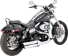 VANCE & HINES Twin Slash Mufflers - Chrome 3" Round Twin Slash Slip-On Mufflers - Team Dream Rides