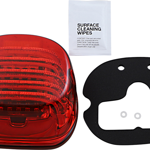 CUSTOM DYNAMICS Taillight - Red ProBeam® Low Profile LED Taillight with Bottom Window - Team Dream Rides