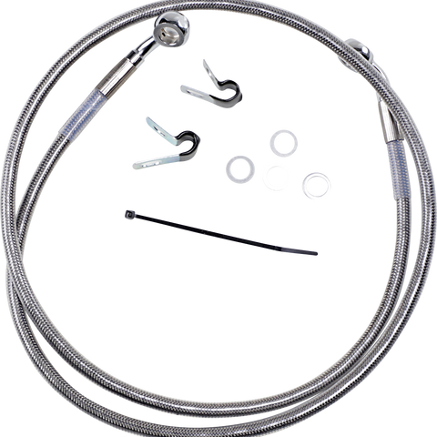 DRAG SPECIALTIES Brake Line - Front - +4