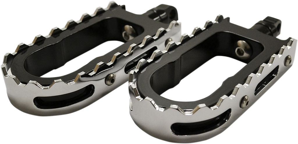 LA CHOPPERS BMX Footpegs - Black/Chrome BMX Footpegs - Team Dream Rides