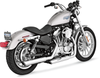 VANCE & HINES Twin Slash Mufflers - Chrome 3" Round Twin Slash Slip-On Mufflers - Team Dream Rides