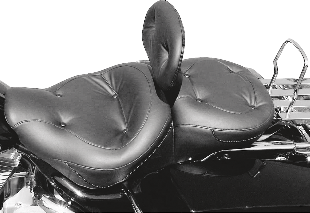 MUSTANG Regal Wide Touring Seat - '97-'07 One-Piece 2-Up Ultra Touring Seat - Team Dream Rides