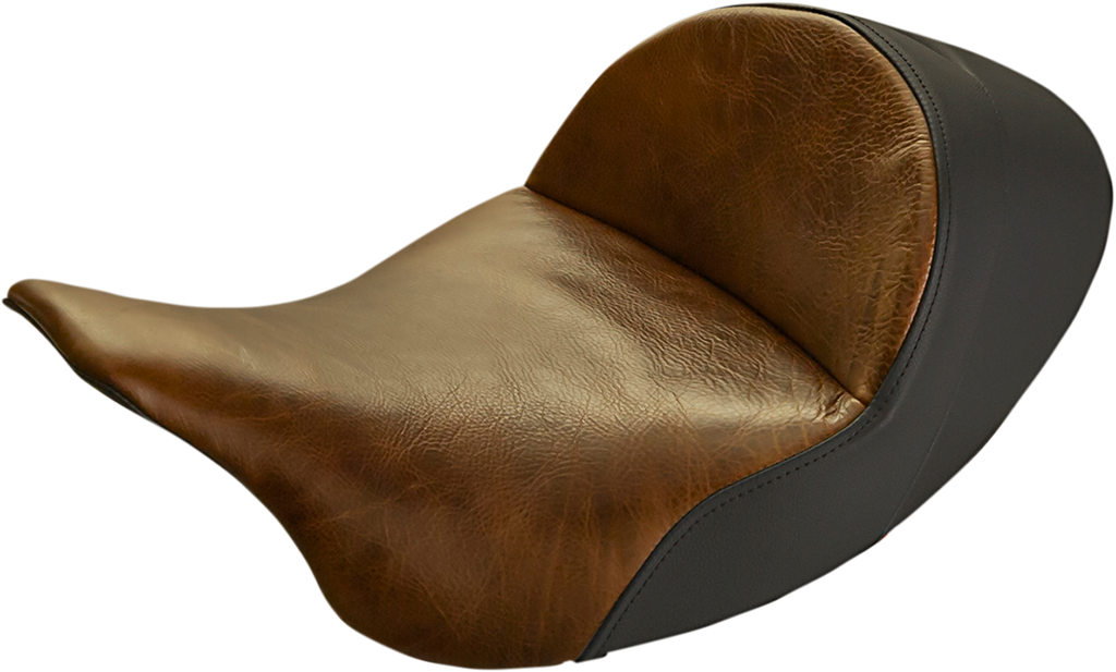 SADDLEMEN Lariat Solo Seat - Brown - FL Lariat Solo Seat - Team Dream Rides