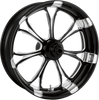 PERFORMANCE MACHINE (PM) Wheel - Paramount - Platinum Cut - Dual Disc - 21 x 3.5 - 14-18 FL One-Piece Aluminum Wheel — Paramount - Team Dream Rides