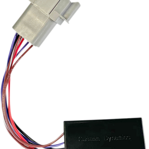 CUSTOM DYNAMICS Auto-Cancel Turn Signal Module - 8-Position Male Connector Turn Signal Canceler - Team Dream Rides